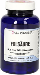 Hecht Pharma Folsäure 2,5 mg Kapseln 180 Stück – Bild 1 von 1