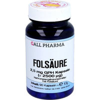 Produktbild von Hecht Pharma Folsäure 2,5 mg Kapseln 90 Stück