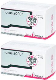 Hecht Pharma Fucus 2000 Kapseln mit Kelp Braunalge, 120 Kapseln, glutenfrei, laktosefrei und zuckerfrei – Bild 1 von 1