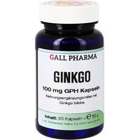 Produktbild von Hecht Pharma Ginkgo 100 mg Kapseln 30 Stück glutenfrei laktosefrei hefefrei