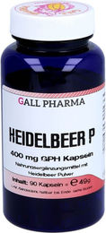 Hecht Pharma Heidelbeer P 400 mg Kapseln glutenfrei laktosefrei hefefrei – Bild 1 von 3