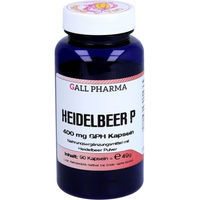 Produktbild von Hecht Pharma Heidelbeer P 400 mg Kapseln glutenfrei laktosefrei hefefrei