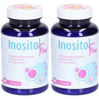 Produktbild von Hecht Pharma Inositol Fem Kapseln für Frauen glutenfrei und laktosefrei 120 Stück