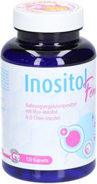 Hecht Pharma Inositol Fem Kapseln mit B-Komplex für Frauen glutenfrei und laktosefrei 120 Kapseln – Bild 1 von 2