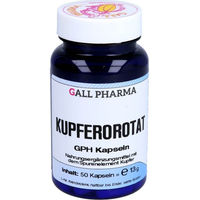 Produktbild von Hecht Pharma Kupferorotat Kapseln mit 50 mg Kupfer glutenfrei und laktosefrei