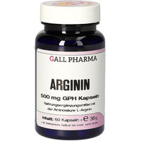 Produktbild von Hecht Pharma L-Arginin 500 mg Kapseln 60 Stück