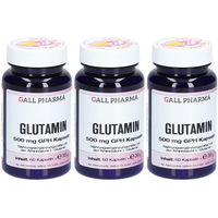 Produktbild von Hecht Pharma L-Glutamin Kapseln glutenfrei und laktosefrei