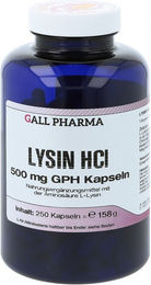 Hecht Pharma L-Lysin HCL 500 mg Kapseln 250 Stück – Bild 1 von 3