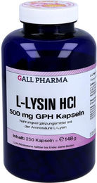 Hecht Pharma L-Lysin Kapseln glutenfrei und laktosefrei 250 Stück – Bild 1 von 3