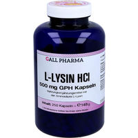 Produktbild von Hecht Pharma L-Lysin Kapseln glutenfrei und laktosefrei 250 Stück