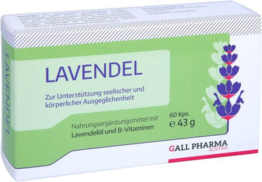 Hecht Pharma Lavendelöl Kapseln 60 Stück glutenfrei und laktosefrei – Bild 1 von 1