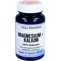 Produktbild von Hecht Pharma Magnesium + Kalium Kapseln 60 Stück glutenfrei und laktosefrei