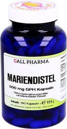Hecht Pharma Mariendistel 500 mg Kapseln 180 Stück vegetarisch glutenfrei laktosefrei hefefrei – Bild 1 von 3