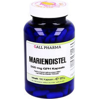 Produktbild von Hecht Pharma Mariendistel 500 mg Kapseln 180 Stück vegetarisch glutenfrei laktosefrei hefefrei