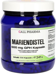 Hecht Pharma Mariendistel 500 mg Kapseln vegetarisch 550 Stück – Bild 1 von 3