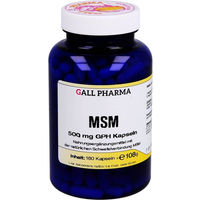 Produktbild von Hecht Pharma MSM 500 mg GPH Kapseln glutenfrei und laktosefrei
