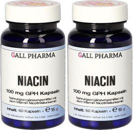 HECHT Pharma Niacin 100 mg Kapseln für Erwachsene 120 Stück – Bild 1 von 1