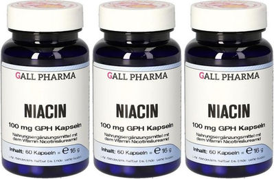 HECHT Pharma Niacin 100 mg Kapseln für Erwachsene 120 Stück – Bild 1 von 1