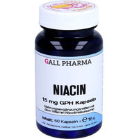 Produktbild von Hecht Pharma Niacin 15 mg Kapseln glutenfrei und laktosefrei 60 Stück
