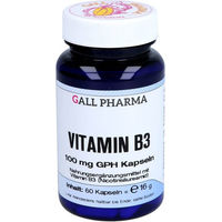 Produktbild von Hecht Pharma Niacin Vitamin B3 100 mg Kapseln 60 Stück