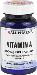 Hecht Pharma Vitamin A 800 µg Kapseln 60 Stück für Erwachsene, Schwangere und Stillende – Bild 1 von 1