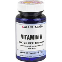 Produktbild von Hecht Pharma Vitamin A 800 µg Kapseln 60 Stück für Erwachsene, Schwangere und Stillende