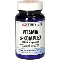 Produktbild von Hecht Pharma Vitamin B-Komplex Kapseln glutenfrei und laktosefrei 90 Stück