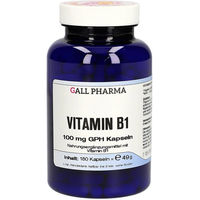 Produktbild von Hecht Pharma Vitamin B1 100 mg Kapseln 180 Stück