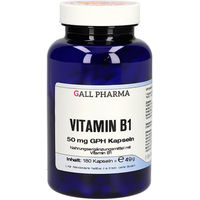 Produktbild von Hecht Pharma Vitamin B1 50 mg Kapseln 180 Stück