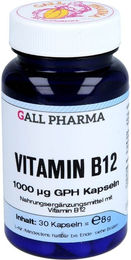 Hecht Pharma Vitamin B12 1000 µg Kapseln 30 Stück glutenfrei und laktosefrei für Erwachsene – Bild 1 von 2