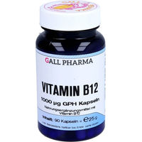 Produktbild von Hecht Pharma Vitamin B12 1000 µg Kapseln 90 Stück