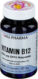 Hecht Pharma Vitamin B12 300 µg Kapseln für Erwachsene 30 Stück – Bild 1 von 3
