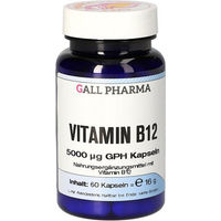 Produktbild von Hecht Pharma Vitamin B12 5000 µg Kapseln für Erwachsene 60 Stück