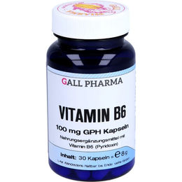 Hecht Pharma Vitamin B6 100 mg Kapseln 30 Stück – Bild 1 von 2