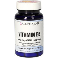 Produktbild von Hecht Pharma Vitamin B6 100 mg Kapseln 60 Stück