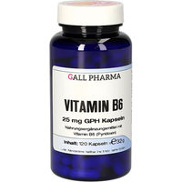 Produktbild von Hecht Pharma Vitamin B6 25 mg Kapseln 120 Stück