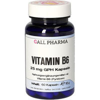 Produktbild von Hecht Pharma Vitamin B6 25 mg Kapseln 60 Stück