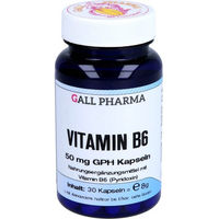 Produktbild von Hecht Pharma Vitamin B6 50 mg Kapseln 30 Stück