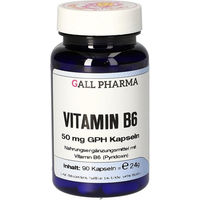 Produktbild von Hecht Pharma Vitamin B6 50 mg Kapseln 90 Stück