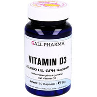 Produktbild von Hecht Pharma Vitamin D3 20.000 IE Kapseln 30 Stück