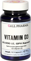 Hecht Pharma Vitamin D3 20.000 IE Kapseln 60 Stück – Bild 1 von 2