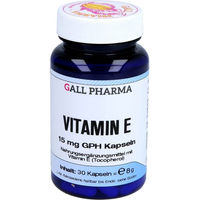 Produktbild von Hecht Pharma Vitamin E 15 mg Kapseln glutenfrei und laktosefrei 30 Stück