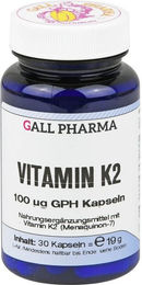 Hecht Pharma Vitamin K2 MK-7 100 µg Kapseln 30 Stück – Bild 1 von 3