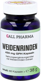 Hecht Pharma Weidenrinde 450 mg GPH Kapseln 60 Stück – Bild 1 von 2