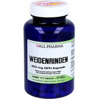 Produktbild von Hecht Pharma Weidenrinde 450 mg Kapseln glutenfrei laktosefrei hefefrei