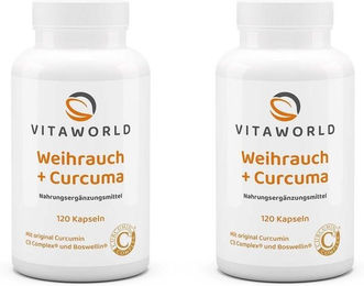 Hecht-Pharma Weihrauch und Curcuma GPH Kapseln mit standardisiertem Extrakt 120 Stück – Bild 1 von 1