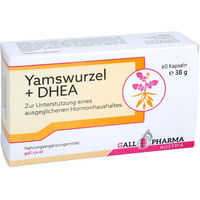 Produktbild von Hecht Pharma Yamswurzel und DHEA 25 mg Kapseln 60 Stück