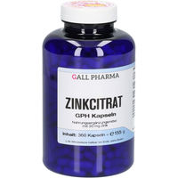 Produktbild von HECHT Pharma Zinkcitrat 30 mg Kapseln für Erwachsene 360 Stück