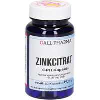 Produktbild von HECHT Pharma Zinkcitrat 30 mg Kapseln für Erwachsene 60 Stück