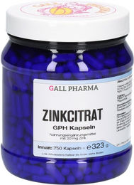 Hecht Pharma Zinkcitrat 30 mg Kapseln für Erwachsene 750 Stück – Bild 1 von 2